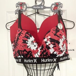 Hurley Padded Sports Bras 2 in set. Size 36B New with tags